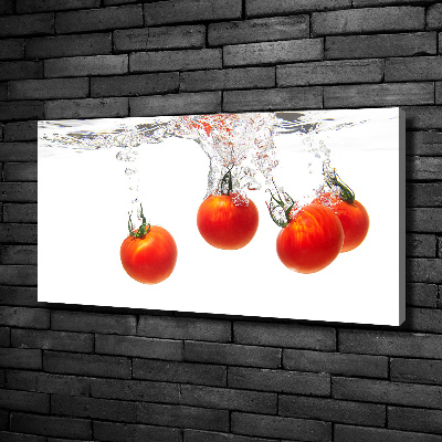 Foto quadro su tela Pomodori sott'acqua