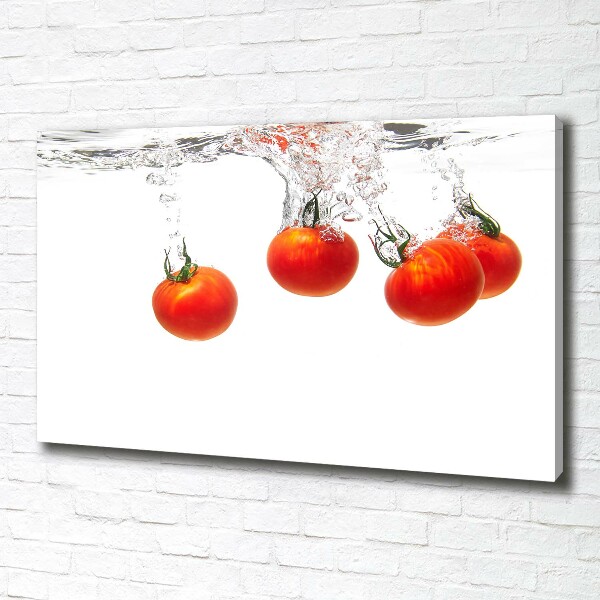 Foto quadro su tela Pomodori sott'acqua