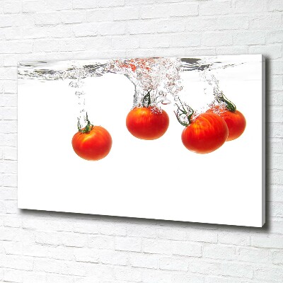 Foto quadro su tela Pomodori sott'acqua
