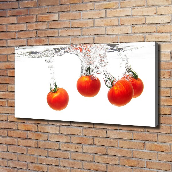 Foto quadro su tela Pomodori sott'acqua