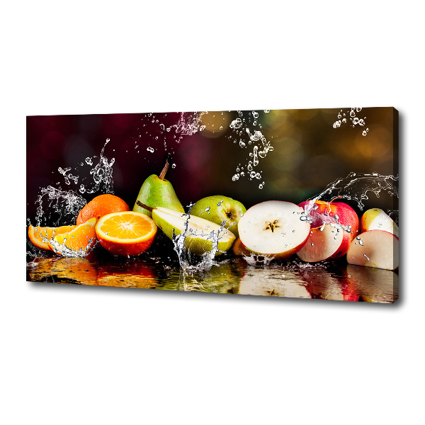 Quadro stampa su tela Frutta e acqua