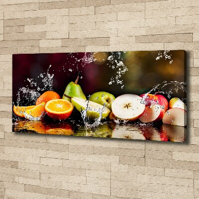 Quadro stampa su tela Frutta e acqua