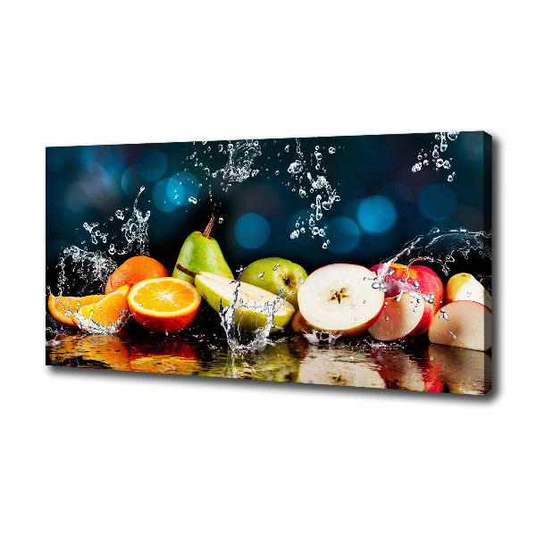 Quadro su tela Frutta e acqua