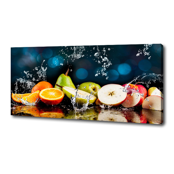 Quadro su tela Frutta e acqua