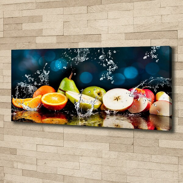 Quadro su tela Frutta e acqua