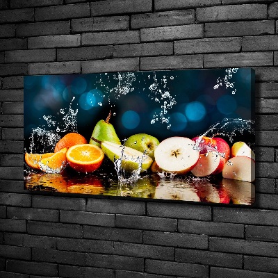 Quadro su tela Frutta e acqua