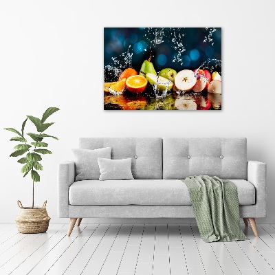 Quadro su tela Frutta e acqua