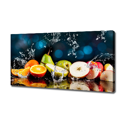 Quadro su tela Frutta e acqua