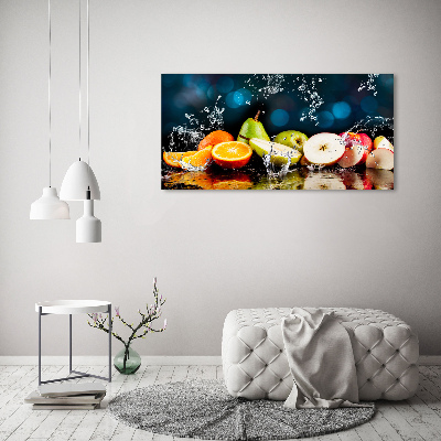 Quadro su tela Frutta e acqua
