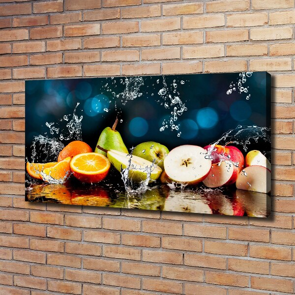 Quadro su tela Frutta e acqua