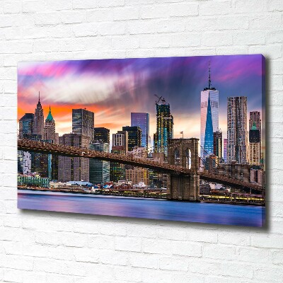 Quadro stampa su tela Manhattan, New York