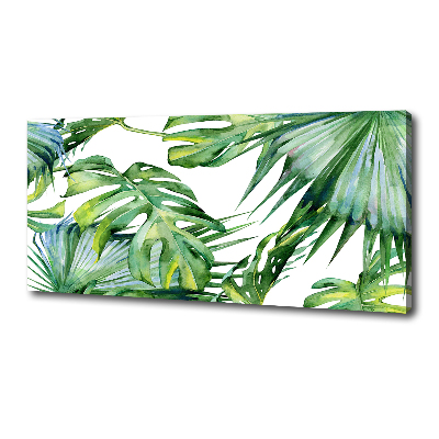 Quadro su tela Foglie tropicali