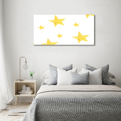 Quadro su tela Stelle gialle