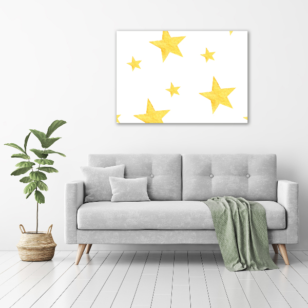 Quadro su tela Stelle gialle