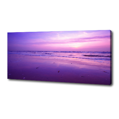 Foto quadro su tela Tramonto, sole, mare