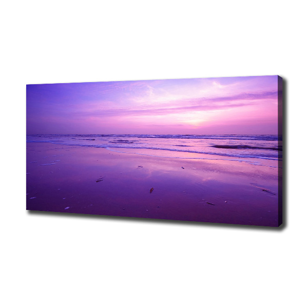 Foto quadro su tela Tramonto, sole, mare