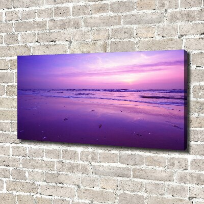 Foto quadro su tela Tramonto, sole, mare