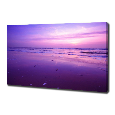 Foto quadro su tela Tramonto, sole, mare