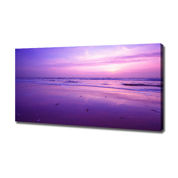 Foto quadro su tela Tramonto, sole, mare