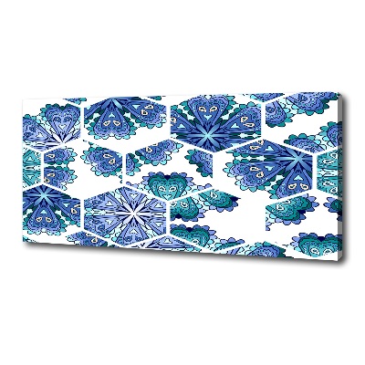 Quadro stampa su tela Elementi del mandala