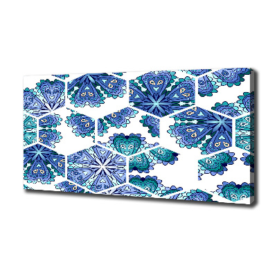 Quadro stampa su tela Elementi del mandala