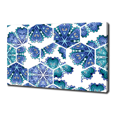 Quadro stampa su tela Elementi del mandala