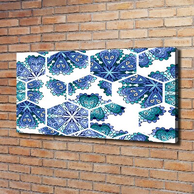 Quadro stampa su tela Elementi del mandala