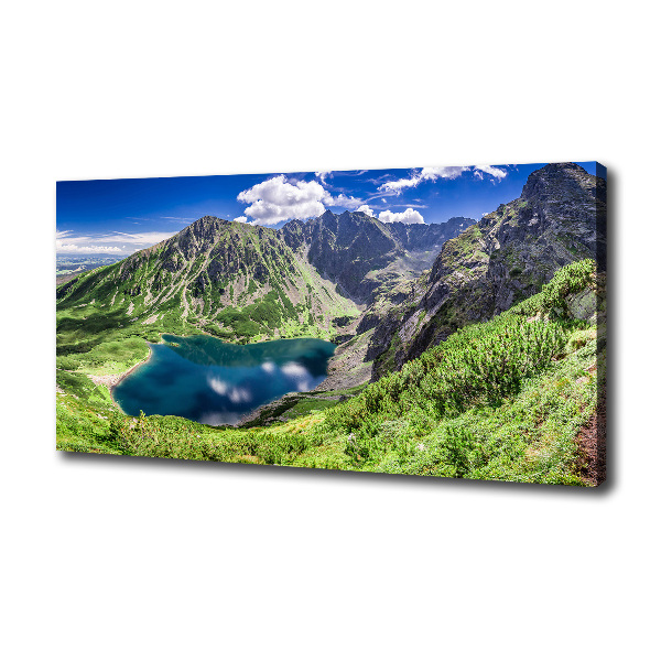 Foto quadro su tela Lago Nero, Monti Tatra