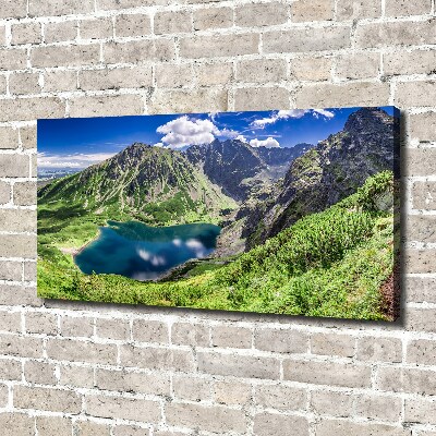 Foto quadro su tela Lago Nero, Monti Tatra