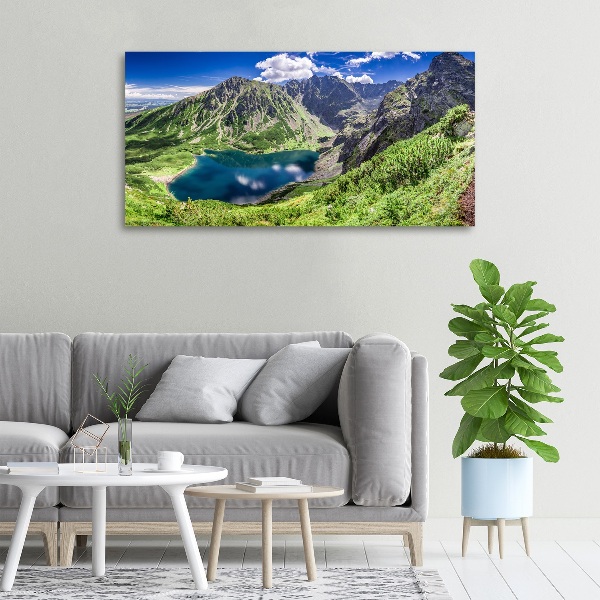Foto quadro su tela Lago Nero, Monti Tatra