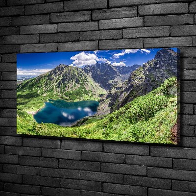 Foto quadro su tela Lago Nero, Monti Tatra