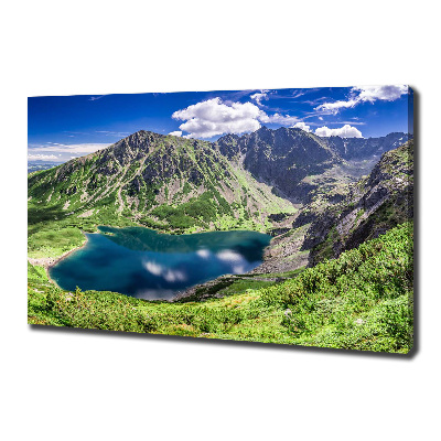 Foto quadro su tela Lago Nero, Monti Tatra