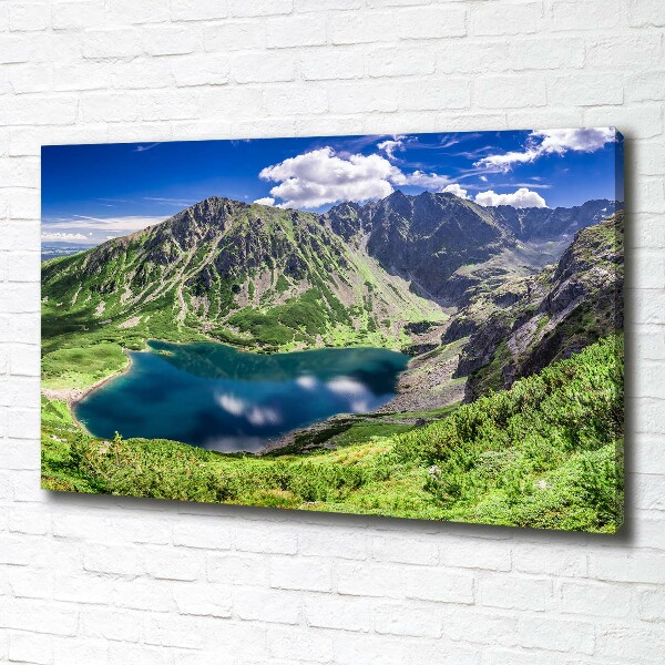 Foto quadro su tela Lago Nero, Monti Tatra