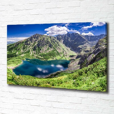 Foto quadro su tela Lago Nero, Monti Tatra