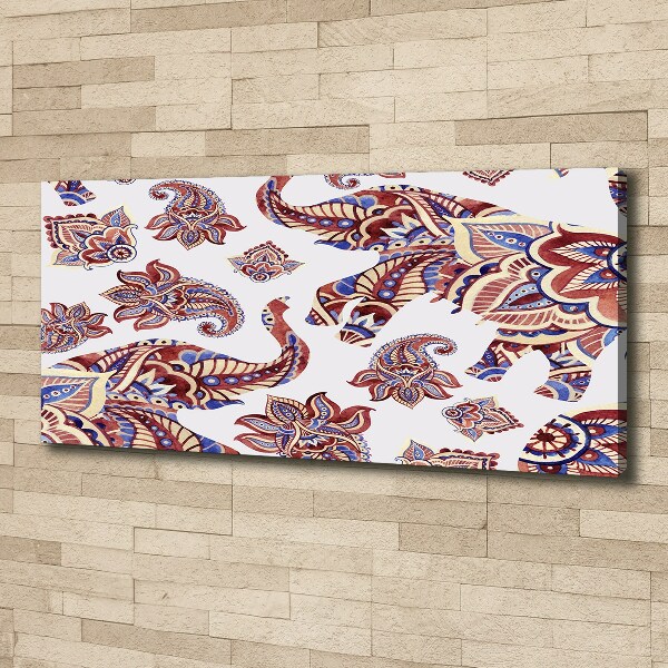 Foto quadro su tela Ornamenti a forma di elefante