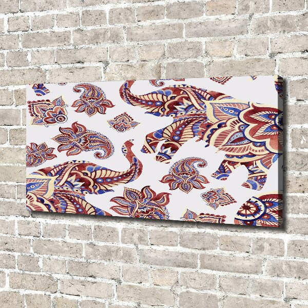 Foto quadro su tela Ornamenti a forma di elefante