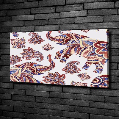 Foto quadro su tela Ornamenti a forma di elefante