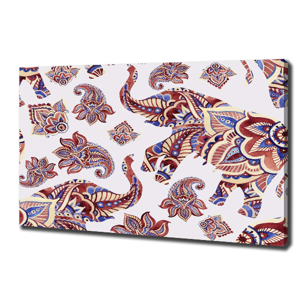 Foto quadro su tela Ornamenti a forma di elefante