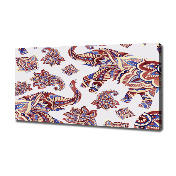 Foto quadro su tela Ornamenti a forma di elefante