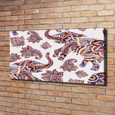 Foto quadro su tela Ornamenti a forma di elefante