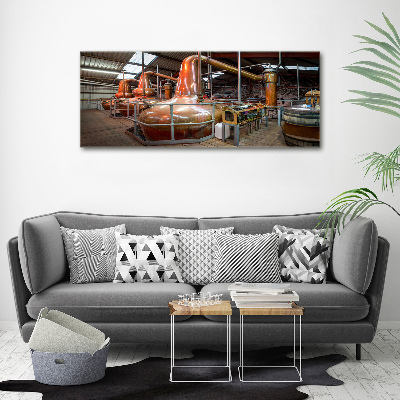 Foto quadro su tela Birrificio