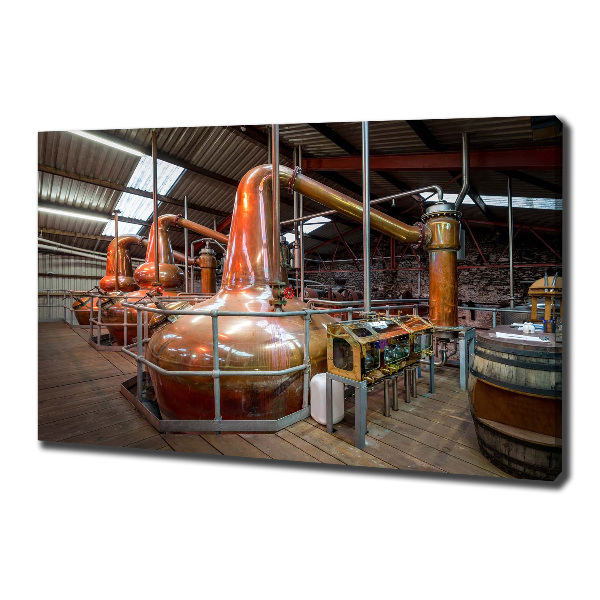 Foto quadro su tela Birrificio