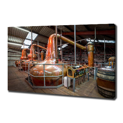 Foto quadro su tela Birrificio