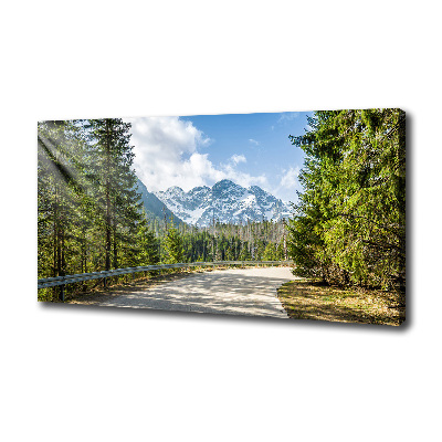 Quadro su tela Strada dei Monti Tatra