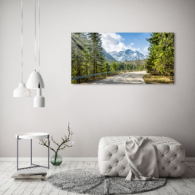 Quadro su tela Strada dei Monti Tatra