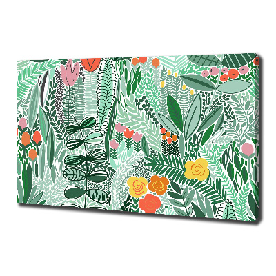 Foto quadro su tela Motivo floreale