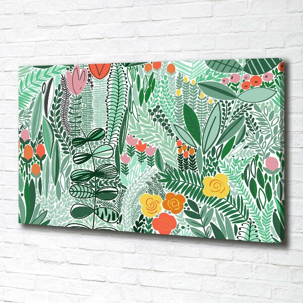 Foto quadro su tela Motivo floreale