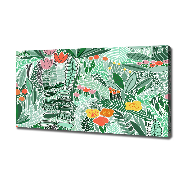 Foto quadro su tela Motivo floreale