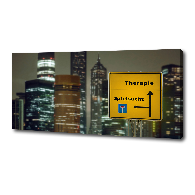 Quadro su tela Terapia in città