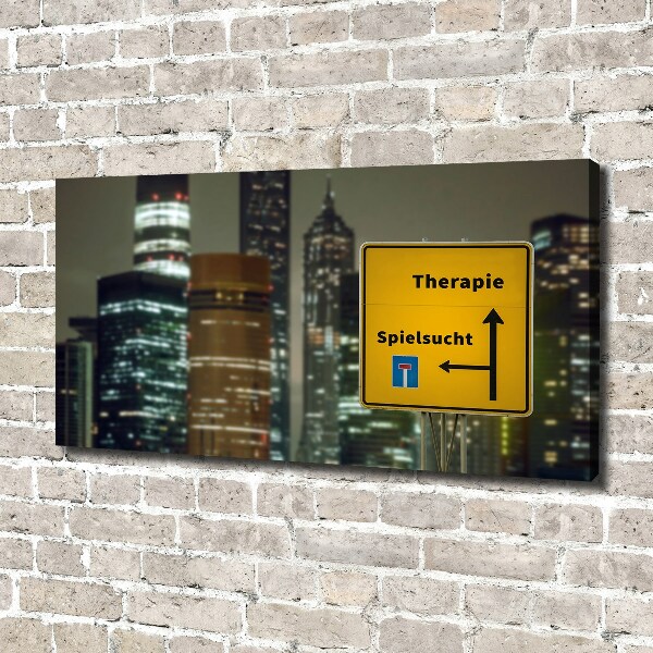 Quadro su tela Terapia in città